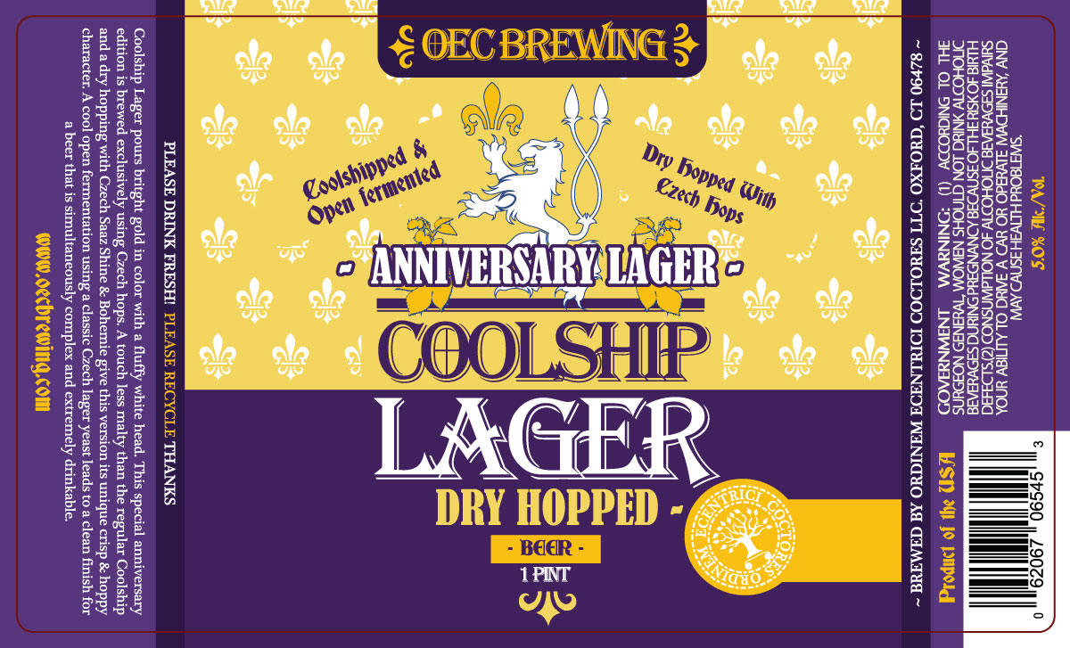 Coolship Lager Anniversary - OEC Brewing