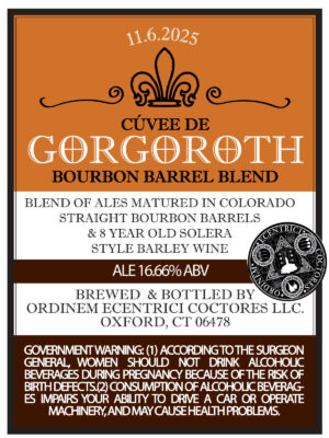 Gorogoroth Bourbon Barrel Blend in Colorado Straight Bourbon barrels